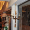 Petite Italian Giltwood Chandelier