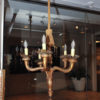 Petite Italian Giltwood Chandelier