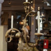 Carved Giltwood Candelabra on Later Faux Marble Base. French circa 1800