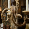 Carved Giltwood Candelabra on Later Faux Marble Base. French circa 1800