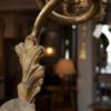 Carved Giltwood Candelabra on Later Faux Marble Base. French circa 1800