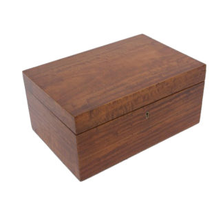 18th Century German Specimen Wood Box with Burr Walnut Inlays, Circa ...