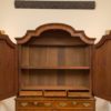 George I Burl Walnut Bureau Bookcase, circa 1720