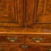 George I Burl Walnut Bureau Bookcase, circa 1720