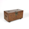 Garden Court Antiques, San Francisco Parquetry Box with Bronze Hinges, Handle and Lock, Circa 1800
