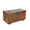 Garden Court Antiques, San Francisco Parquetry Box with Bronze Hinges, Handle and Lock, Circa 1800