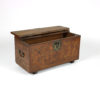 Garden Court Antiques, San Francisco Parquetry Box with Bronze Hinges, Handle and Lock, Circa 1800