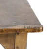 Garden Court Antiques, San Francisco -Large English Fruitwood Farm Table With Single Side Drawer, Circa 1860