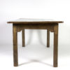 Garden Court Antiques, San Francisco -Large English Fruitwood Farm Table With Single Side Drawer, Circa 1860