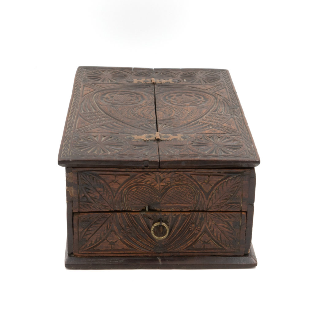 17th Century Intricately Carved Box (415) 355-1690