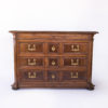 Italian Walnut Commode, Likely Lomardy, Circa 1750.