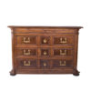 Italian Walnut Commode, Likely Lomardy, Circa 1750.