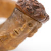 Rare and Early 19th Century, Whimsical, Carved, Scottish, Rams Horn Snuff Mull Of Small Proportions, Circa 1820.