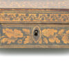 Penwork Games Box Decorated With Assorted Playing Cards On The Lid, English Circa 1840-50