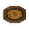 Penwork Games Box Decorated With Assorted Playing Cards On The Lid, English Circa 1840-50