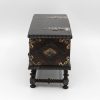 Side view of aPortuguese Solid Rosewood Box With Drawer In The Form Of A Gothic Sideboard, Circa 1810.