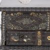 Detail Portuguese Solid Rosewood Box With Drawer In The Form Of A Gothic Sideboard, Circa 1810.