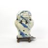 A Continental Faience Portable Stove And Cover, Late 18th/19th Century