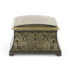 Opulent Ebony And Brass Boulle Marquetry Stationery Box, George IV, Early 19th Century.