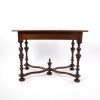 Back side of an Elegant 19th Century French Baroque Style Fruitwood Writing Table, Circa 1880.