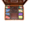 An Elegant French Games Token Box In Rare Kingwood; French Circa 1860-1880.