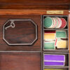 An Elegant French Games Token Box In Rare Kingwood; French Circa 1860-1880.
