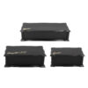 Collection Of Three Art Deco Period Solid Ebony Dressing Boxes; English, 1920’s.