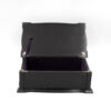 Collection Of Three Art Deco Period Solid Ebony Dressing Boxes; English, 1920’s.