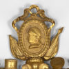 Italian Neoclassical Giltwood Mirror With Original Mercury Plates Italy Circa 1800