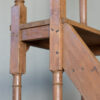 Very Large Scale French Fruitwood Library Steps, Circa 1860.