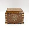 Extraordinary Pair Of Anglo-Indian Brass Inlaid Hardwood Boxes, made For An English Market India, Circa 1890.