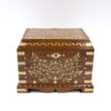 Extraordinary Pair Of Anglo-Indian Brass Inlaid Hardwood Boxes, made For An English Market India, Circa 1890.