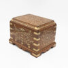 Extraordinary Pair Of Anglo-Indian Brass Inlaid Hardwood Boxes, made For An English Market India, Circa 1890.