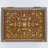 Extraordinary Pair Of Anglo-Indian Brass Inlaid Hardwood Boxes, made For An English Market India, Circa 1890.