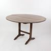 19th Century Rustic Round Fruitwood Vendange Table, Circa 1800.