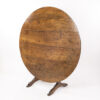 19th Century Rustic Round Fruitwood Vendange Table, Circa 1800.