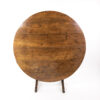 19th Century Rustic Round Fruitwood Vendange Table, Circa 1800.