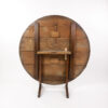 19th Century Rustic Round Fruitwood Vendange Table, Circa 1800.