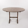 19th Century Rustic Round Fruitwood Vendange Table, Circa 1800.