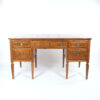 Italian Neoclassical Five Drawer Fruitwood Writing Desk, Circa 1790.