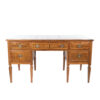 Italian Neoclassical Five Drawer Fruitwood Writing Desk, Circa 1790.