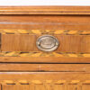Italian Neoclassical Five Drawer Fruitwood Writing Desk, Circa 1790.