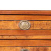 Handsome Italian Walnut Neoclassical Four Drawer Commode, Circa 1780.