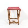 n Italian Elaborately Carved Giltwood X-Frame Stool, Circa 1780.