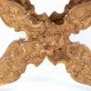 n Italian Elaborately Carved Giltwood X-Frame Stool, Circa 1780.