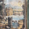 Painted Italian Bowfront Corner Cupboard, Circa 1780.