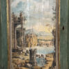 Painted Italian Bowfront Corner Cupboard, Circa 1780.