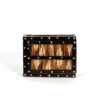 Anglo Indian Ebony and porcupine quill box with sliding top, Circa 1880 Box A