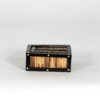 Anglo Indian Ebony and porcupine quill box with sliding top, Circa 1880 Box B