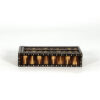Anglo Indian Ebony and porcupine quill box with sliding top, Circa 1880. Box G